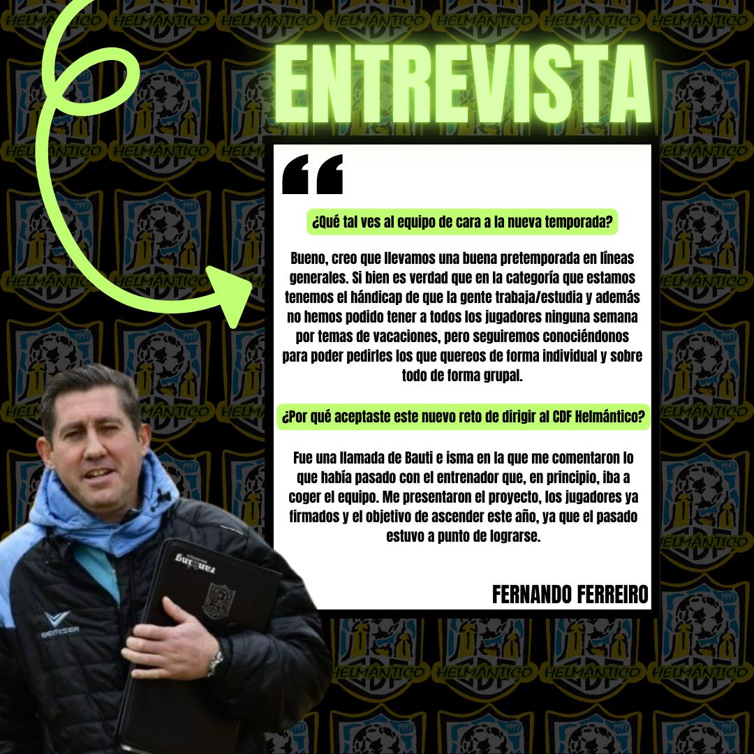 Entrevista a Fernando Ferreiro, entrenador del Primer Equipo