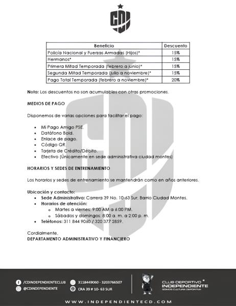 CIRCULA 021-2024 COSTO MATRICULAS Y CUOTA DE SOSTENIMIENTO