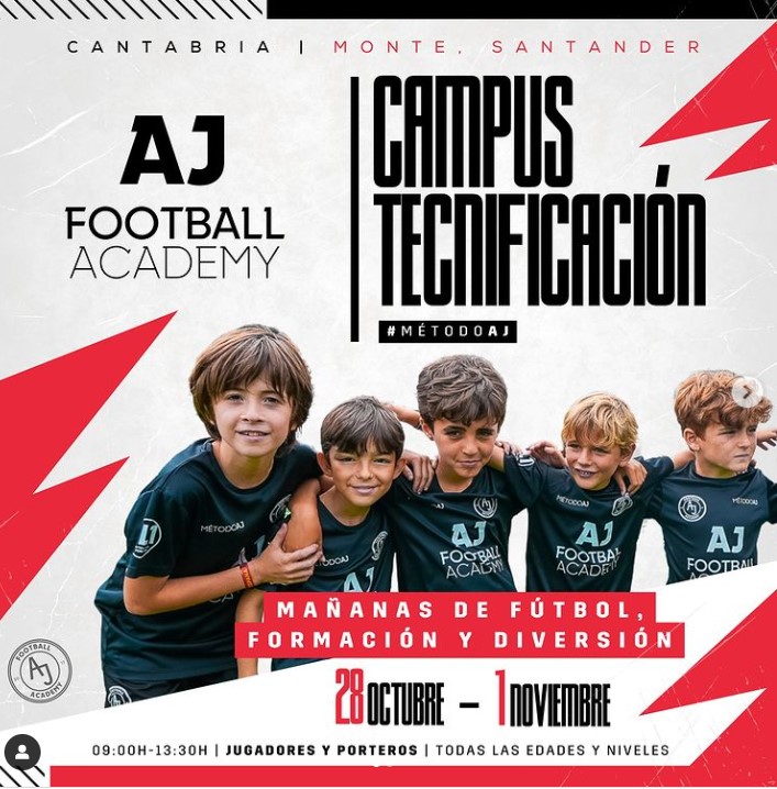 AJ Football Academy. Campus de Tecnificación