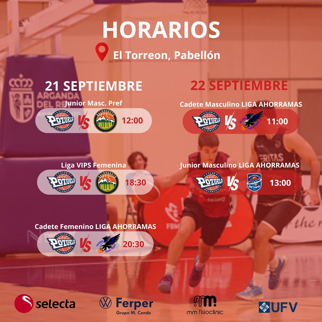 Horarios de la jornada